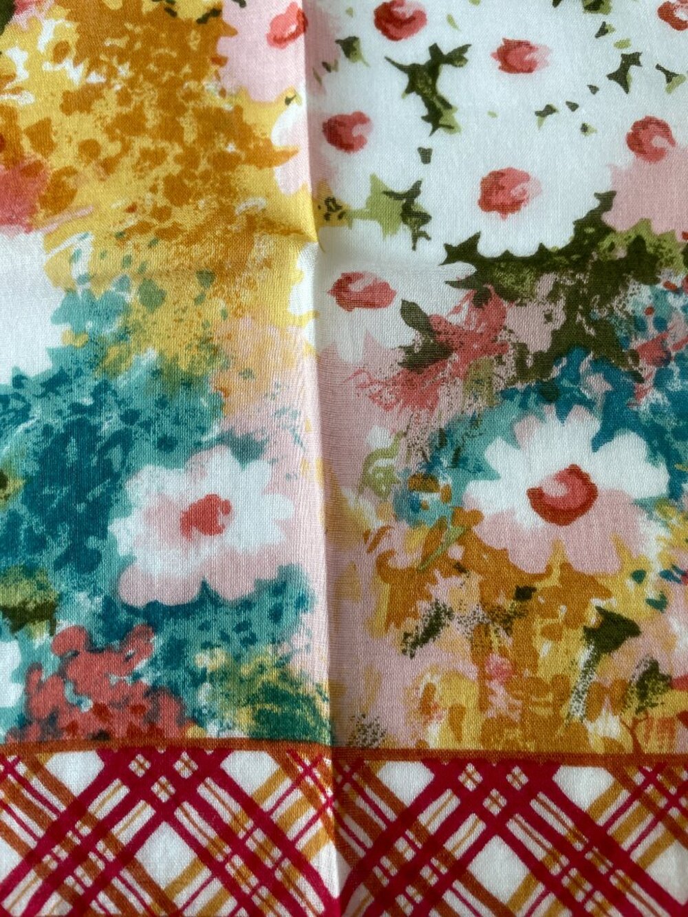Vintage Valentino Garavani Floral Cotton Scarf - Picture 11 of 14